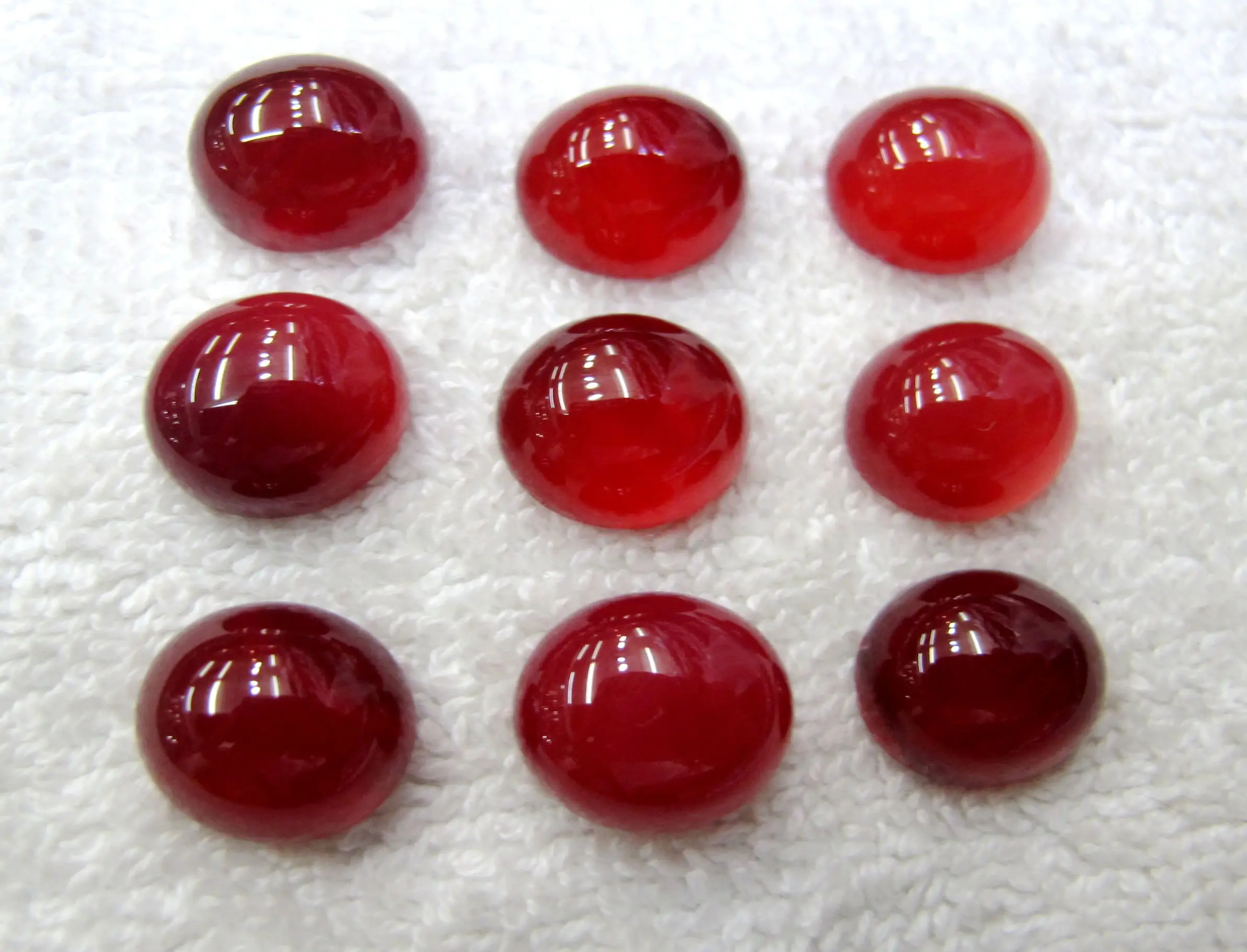 Beauty Red Carnelian Agate Cabochon Bead 10x12mm Oval Gem Cabochon Natural Gem Stone Jewelry Ring Cabochon 20pcs/lot