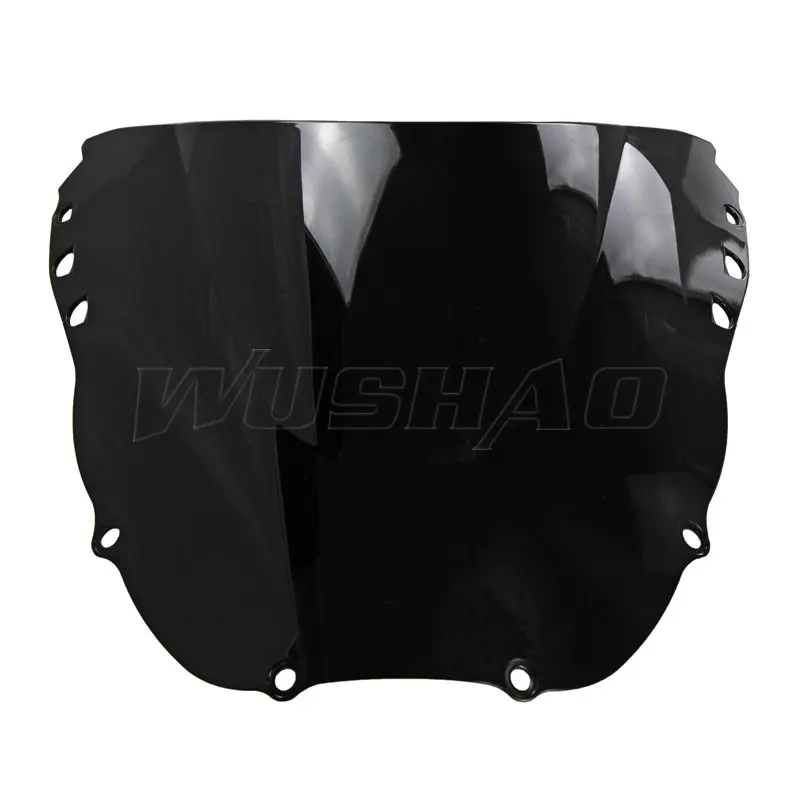 Motorcycle Double Bubble Windshield WindScreen Screen For 1998 1999 Honda CBR900RR CBR 900 RR 919 CBR919RR Fireblade 98 99 Black