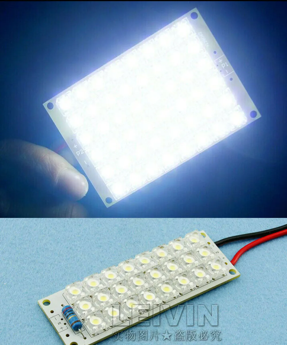 Super Bright Piranha Led Board 12v Lamp 24LED 48LED whiter Light LED Lights Lamp Street energy saving FOR car