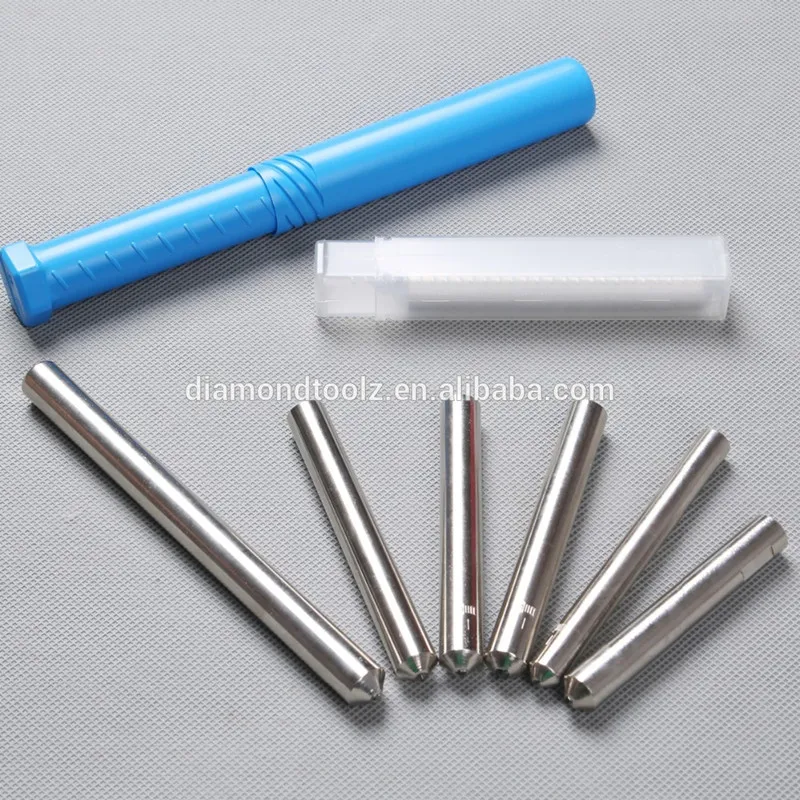 Talentool 2pcs/lot Natural Diamond  Engraver Drag Bit with 120 degree Dia 3.175mm for Engraving Metal Glass Stone Glod