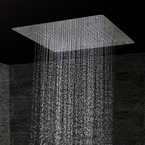 Relextime Luxury Ceiling Rain Shower Head Modern Hidden SPA Showerheads SUS304 Stainless Steel Overhead Bathroom Showers