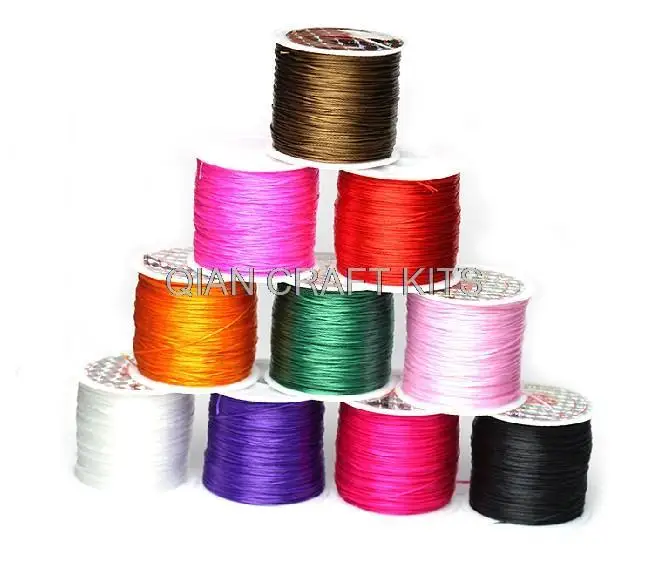 30 Rolls Mixed Colors Strong Stretch String Elastic Thread Cord For Beads Bracelet Bangle DIY Decorations Materials