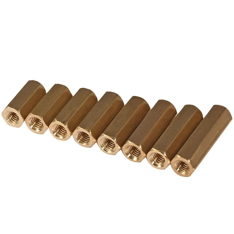 M4 Hex Nut Brass standoff spacer m4 Female Hexagonal Stud Spacers Brass Pillars M4*5/6/8/10/12/14/15/16/18/20/25/30/35/40/50mm