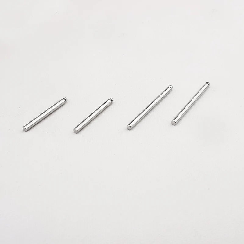 12pcs/lot Stainless Steel Cylindrical Stick Single Pendant Earrings for DIY Handmade Beaded Material Jewelry Making Supplies