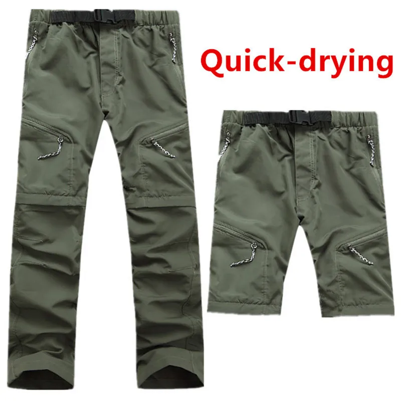 Męskie szybkoschnące wodoodporne spodnie trekkingowe Outdoor Camping Travel Spodnie sportowe Lekkie oddychające wędkarskie Aktywny lato