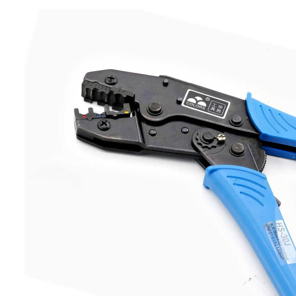 Line pressing pliers HS-30J sleeve pliers pipe wrench Automatic adjustmen Apply between 0.5-6 square millimeters
