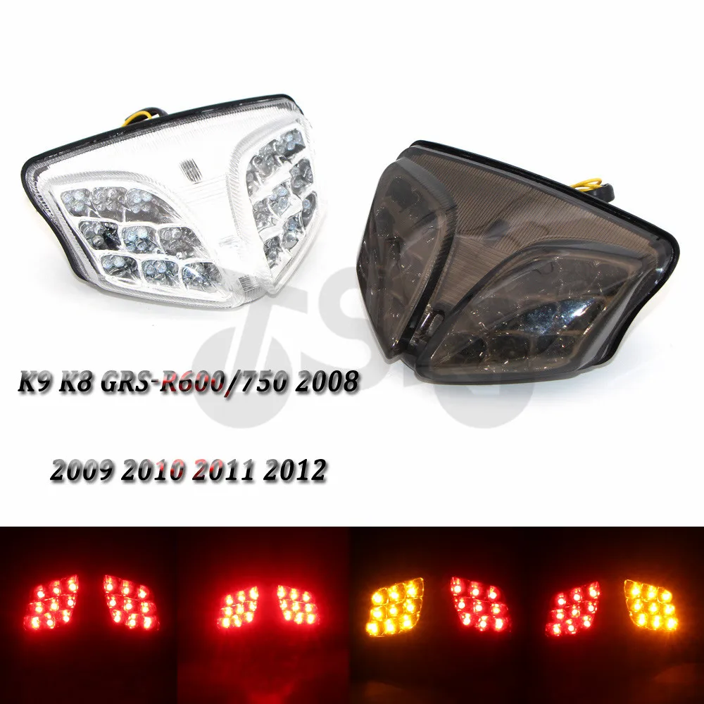 For Suzuki K8 K9 K11 GSX-R 600 750 2008-2012 GSXR 1000 2009-2016 Integrated LED Rear Tail Light Turn Signal