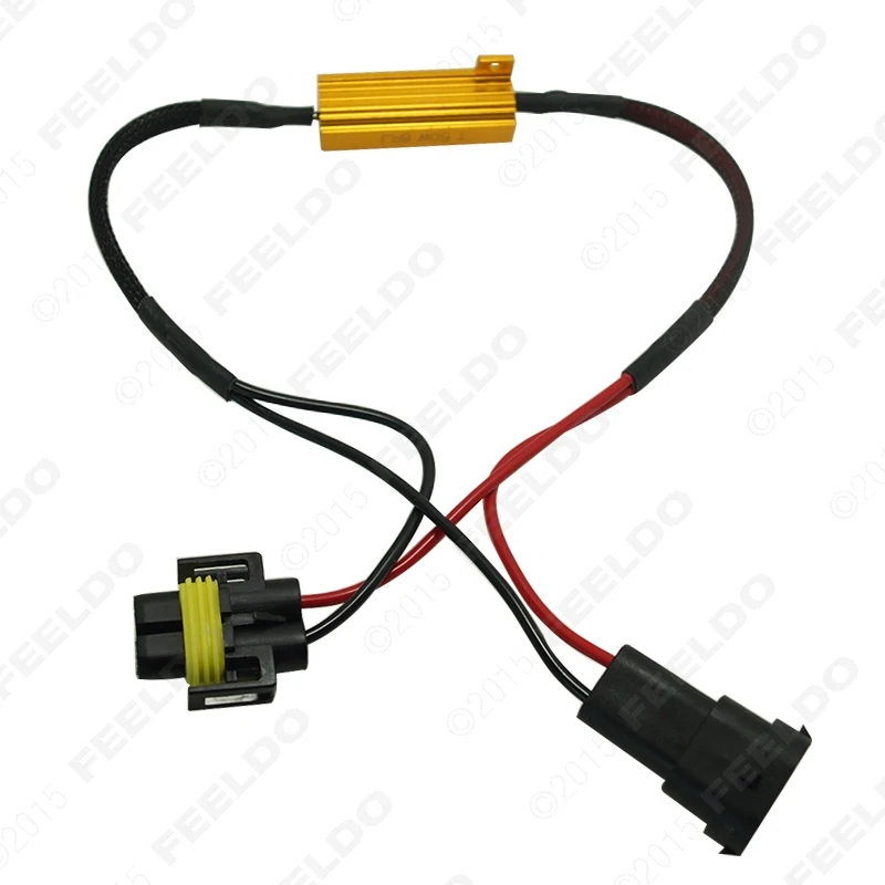 1PC Dekoder świateł przeciwmgielnych H11 H8 Światła przeciwmgielne LED Linia rezystancji canbus Rezystancja dekodowania świateł przeciwmgielnych LED # AM5337