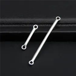 50pcs  Silver Color Sticks Long And Short Strip Connectors Tassel Pendant For Earring DIY  Jewelry Making