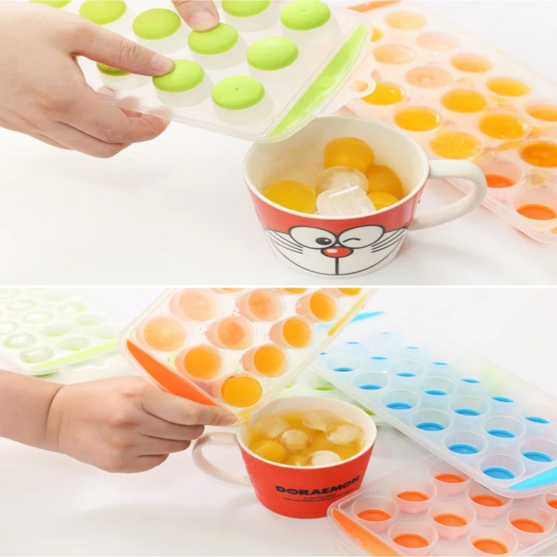 Cute Silicone Chocolate Mold Maker Ice Cube Tray Freeze Mould Bar Pudding Jelly Color Random #84002