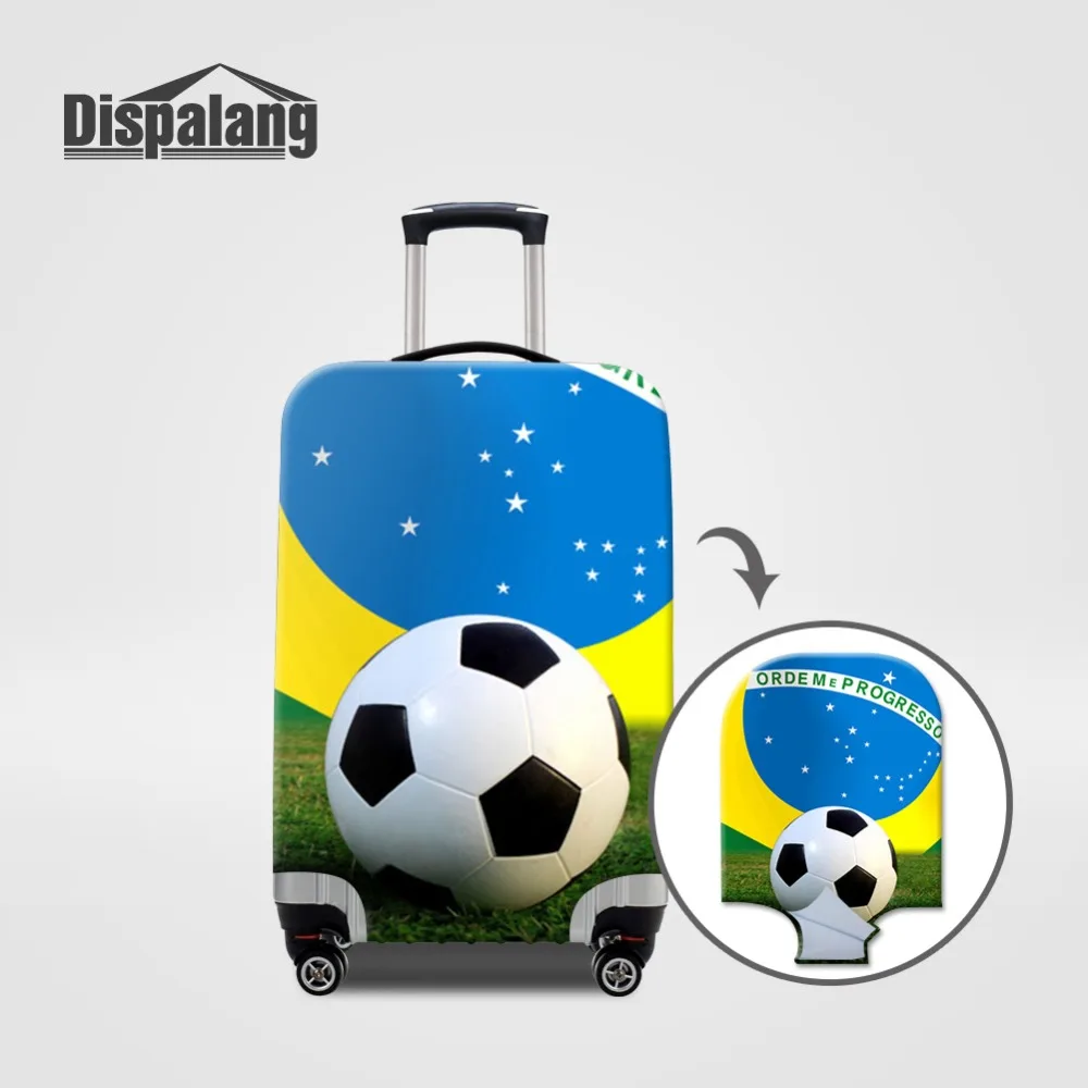 

3D Basketball Football Printed Travel Luggage Dust Cover For 18-32 Inch Trolley Case Elastic Dustproof Suitcase Baggage Covers