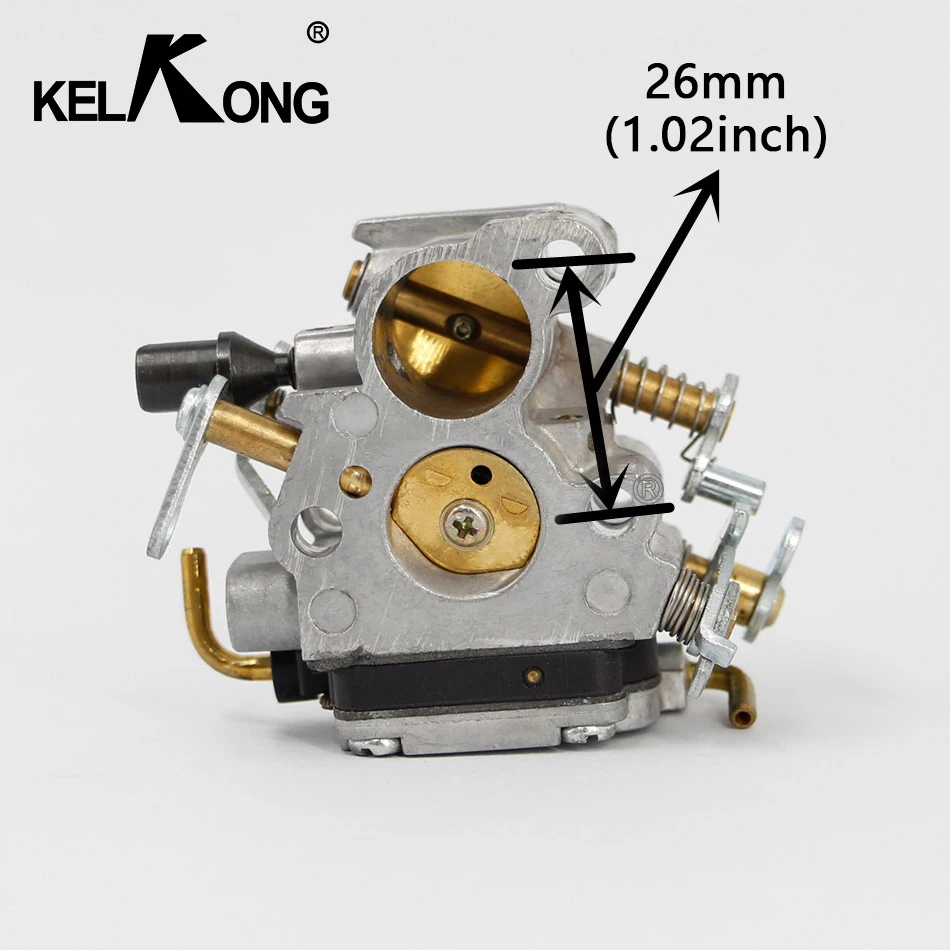 Kelkongキャブレターハスクバーナ235 240 235e 236 236e 240eチェーンソー574719402 545072601ネジでツールプライマー電球燃料フィルター