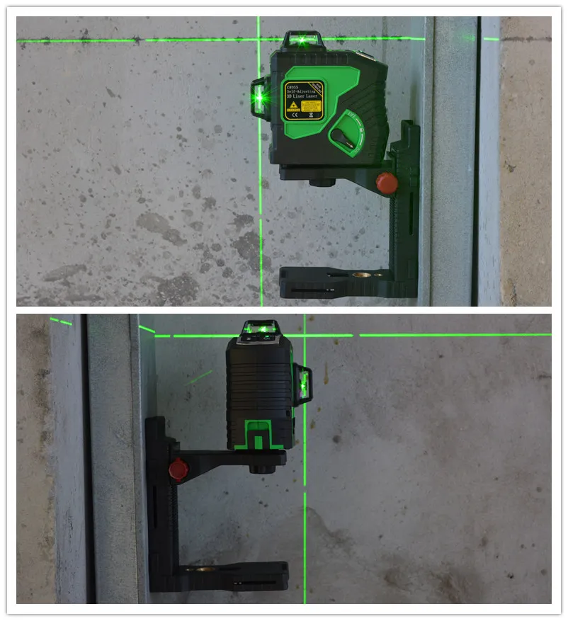 Imagem -04 - Cabide Magnético Ajustável Montado na Parede Instrumento Horizontal Suporte de Laser de Linha de 4
