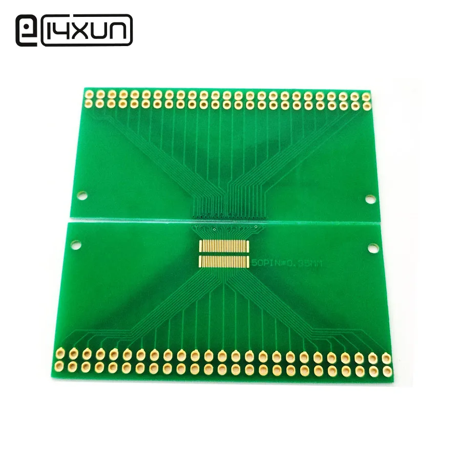 1Pcs 0.35MM Pitch 50Pin LCM TFT LCD Universal Testing Board Test PCB Pinboard Double Row Experimental Electronic Circuirt Board