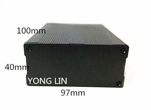 

free shipping 2PCS Aluminum Box/PCB aluminum box 97*40-100/control Box/Network equipment protection shell