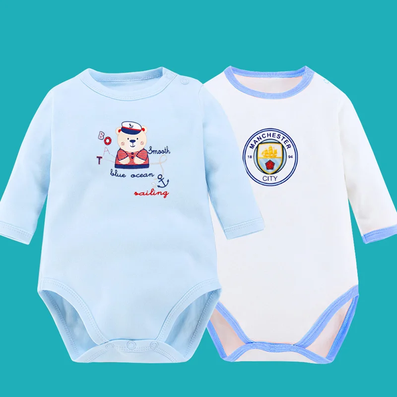 

Baby 2pcs pack baby clothes bodysuit long sleeves baby girl clothes boy clothes children clothing 100% cotton pyjamas kids