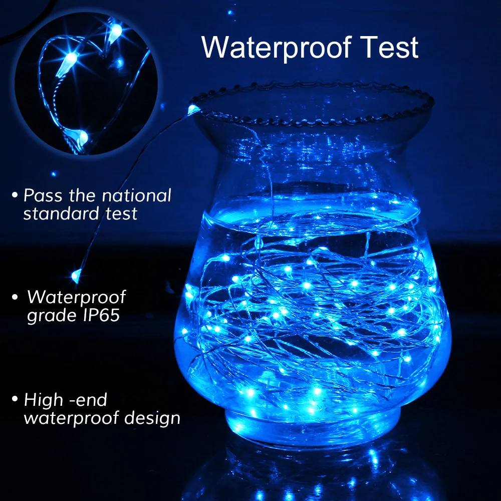 DC12V 10M LED String Light Copper wire 100LEDS String Light Waterproof IP65 Wedding Party Christmas Holiday Lights Decoration