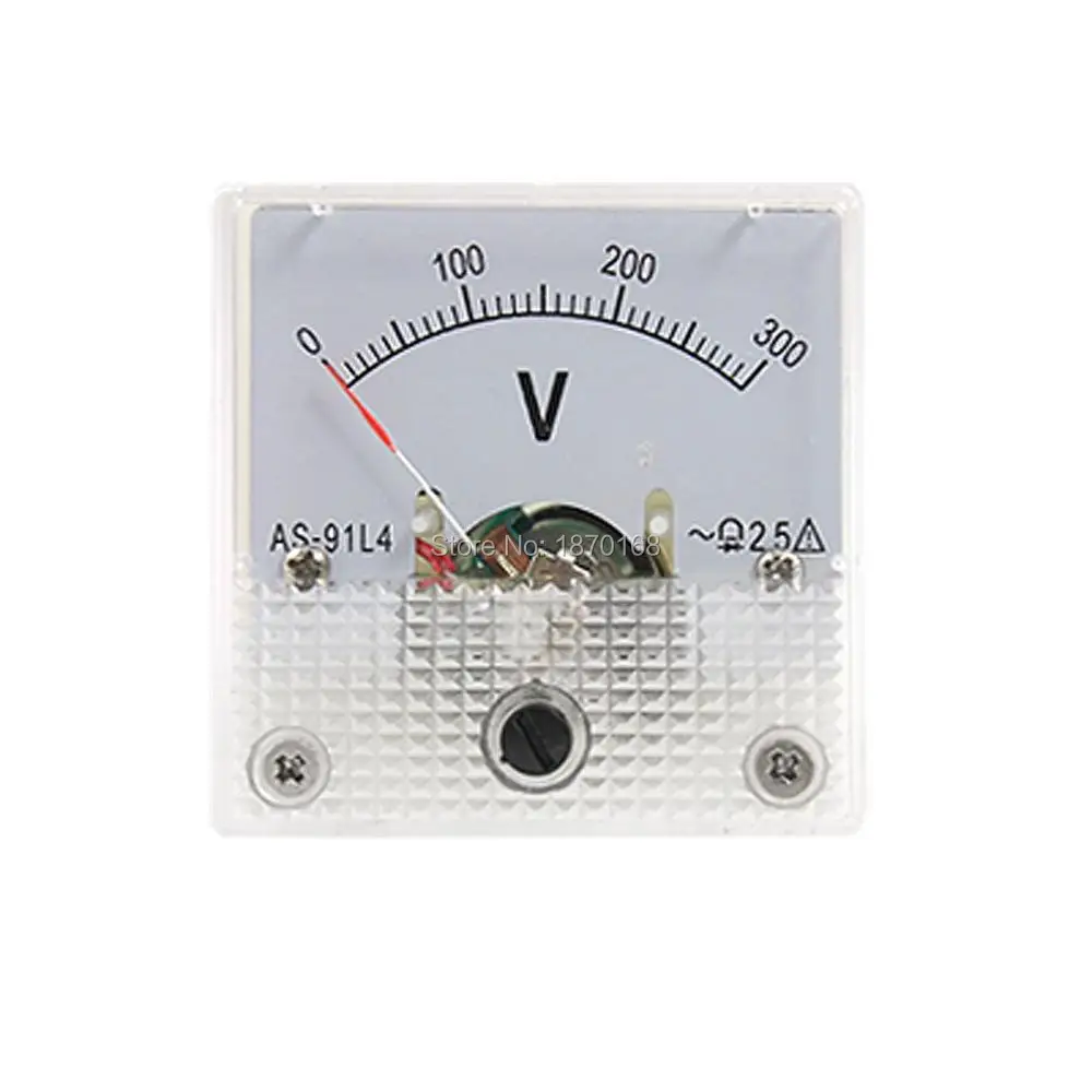 91L4 AC 0-300V Analog Panel Volt Voltage Meter Voltmeter Gauge AC 0-300V