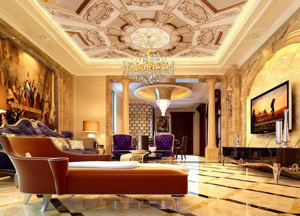 

wallpaper 3d ceiling Living room ceiling mural reliefs roof 3d ceiling murals wallpaper living 3d wallpaper