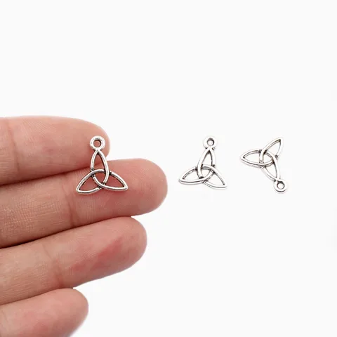 20 шт. антикварных серебряных подвесок-трикветр с кельтским узлом для изготовления ювелирных изделий кельтский отзывы - №10
