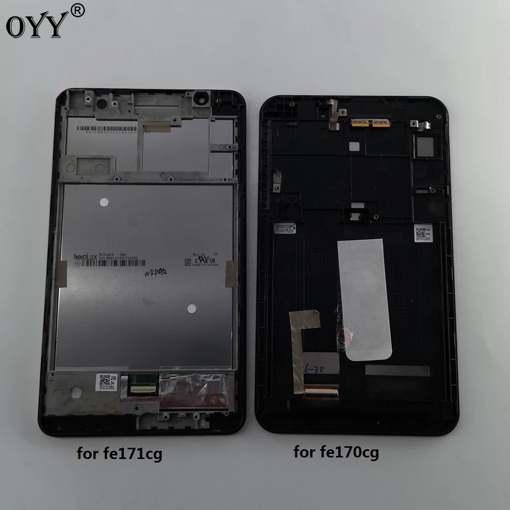 LCD Display Matrix Touch Screen Digitizer Assembly with frame For ASUS FE7010CG FE170CG K012 k017 FE171MG FE171CG K01F K01N