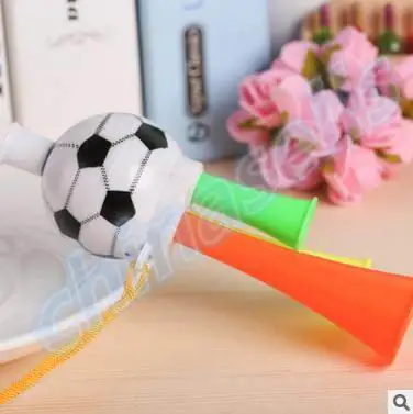 1pcs Colorful Three Tubes cheering High-pitched Voice Horns soccer football horn Party Carnival Sports Games Noice makers