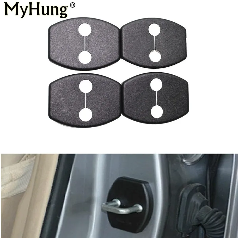 Car Door Lock Cover For Toyota Corolla Highlander RAV4 06-12 Crown Land Cruiser Proda Camry 2006-2011 M4 4pcs car styling