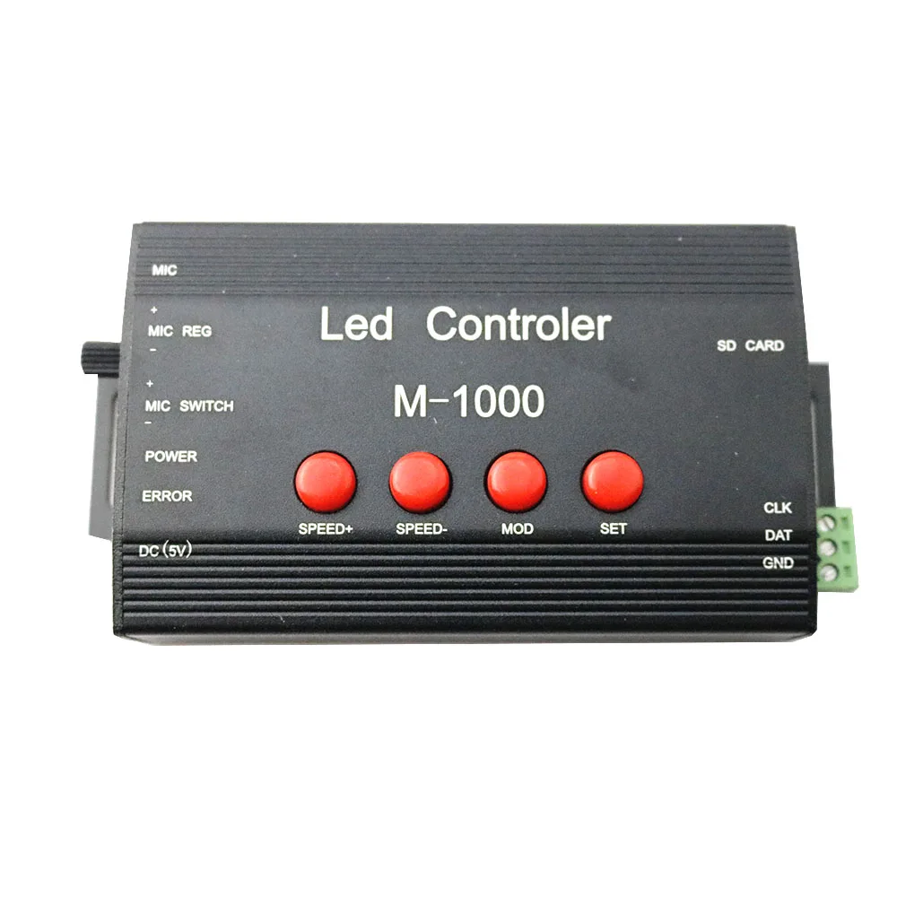 M-1000 Music LED Controller Programable 2048Pixel  for WS2812B WS2801 SK6812 LIGHT ROPE TAPE STRIP MODULE Dream Color Strip bar