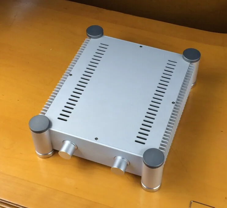 

RD2607 Rounded series Silver aluminum amplifier chassis/AMP case Enclosure /Box DIY(260*86*311mm)