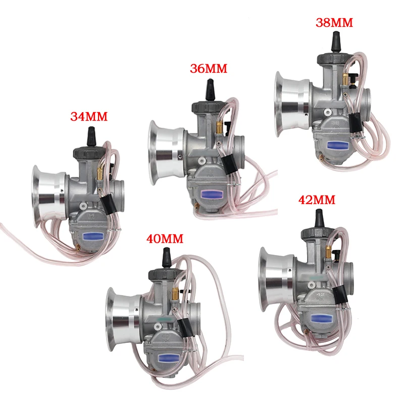 ZSDTRP 63mm Motorcycle Modified Carburetor Air Filter Cup The Wind Cup Horn Cup for PWK Keihin 34 36 38 40 42mm Carburtor