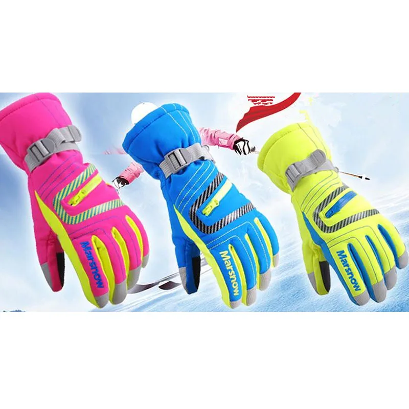 Gants d'équitation de ski thermiques Marsnow pour hommes et femmes, résistants au vent, sports de plein air,-30, 506, hiver