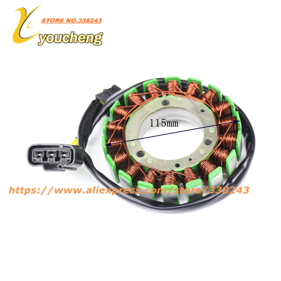 

CF800 Magnetic Motor Stator ATV CFMOTO CF2V91W Z8 X8 U8 Magneto 18 Coils Repair Parts 0800-032000 CF800XQXGL115mm