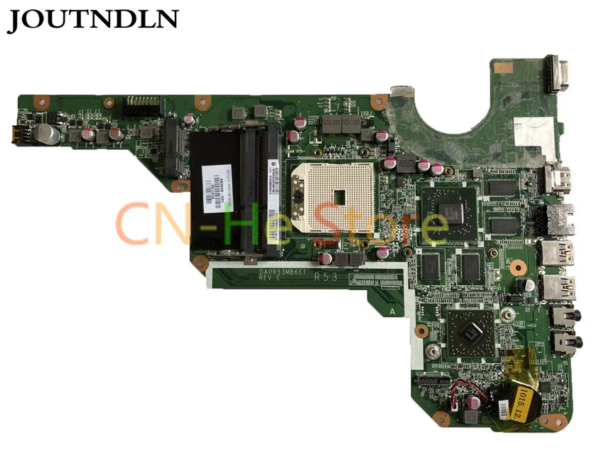 

JOUTNDLN FOR HP G4 G6 G7-2000 Laptop motherboard 683030-501 DA0R53MB6E0 R53 Socket FS1 DDR3 HD7670M 1GB 100% work