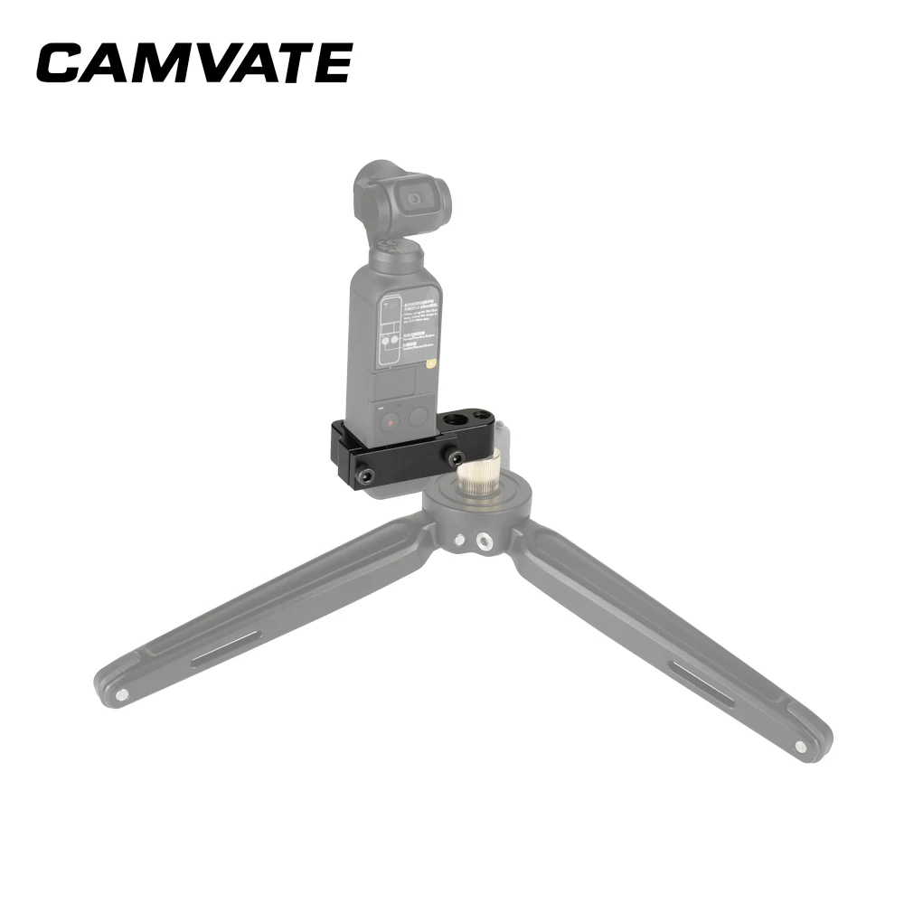 CAMVATE دعم قوس ل DJI oomo جيب كاميرا تمديد الإعداد مع 1/4 '-20 و 3/8 ''-16 الخيوط ثقوب ل ترايبود صغير