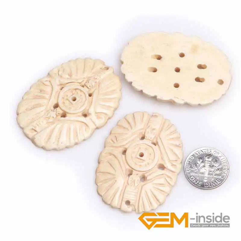 

32x46mm Big Large White Carved Butterfly with Chinese Sign Bone Beads For Jewelry Making bulk 3 PCS Wholesale