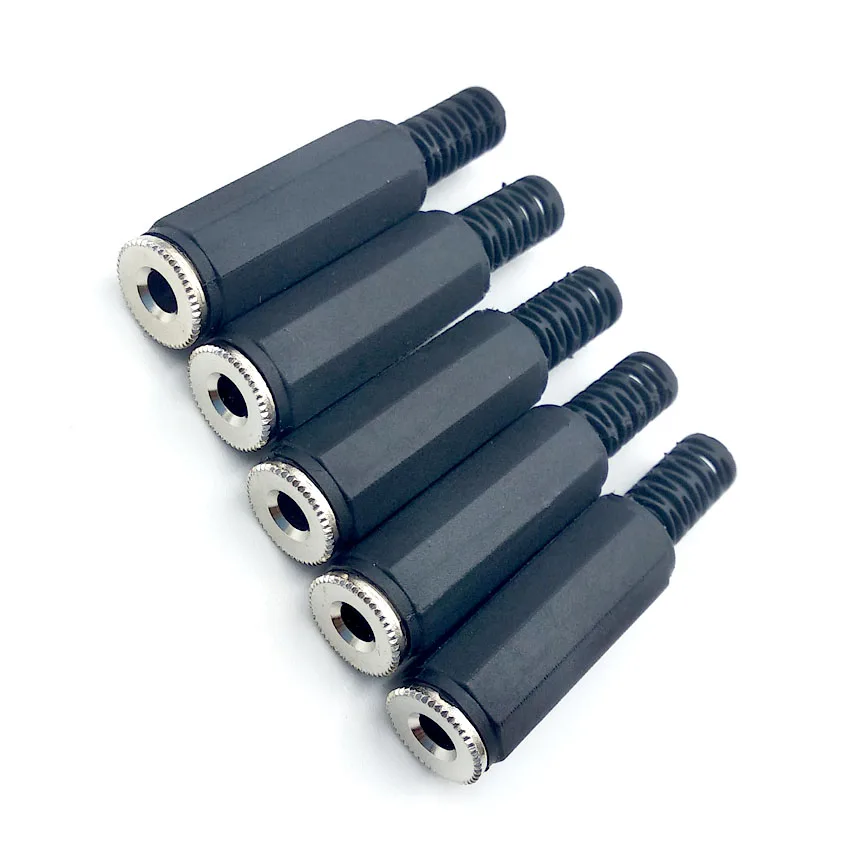 3.5mm Audio Stereo / Mono Plug jack 3.5 Male Female Plug Jack Charging Connector for Phone Headset Welding Type