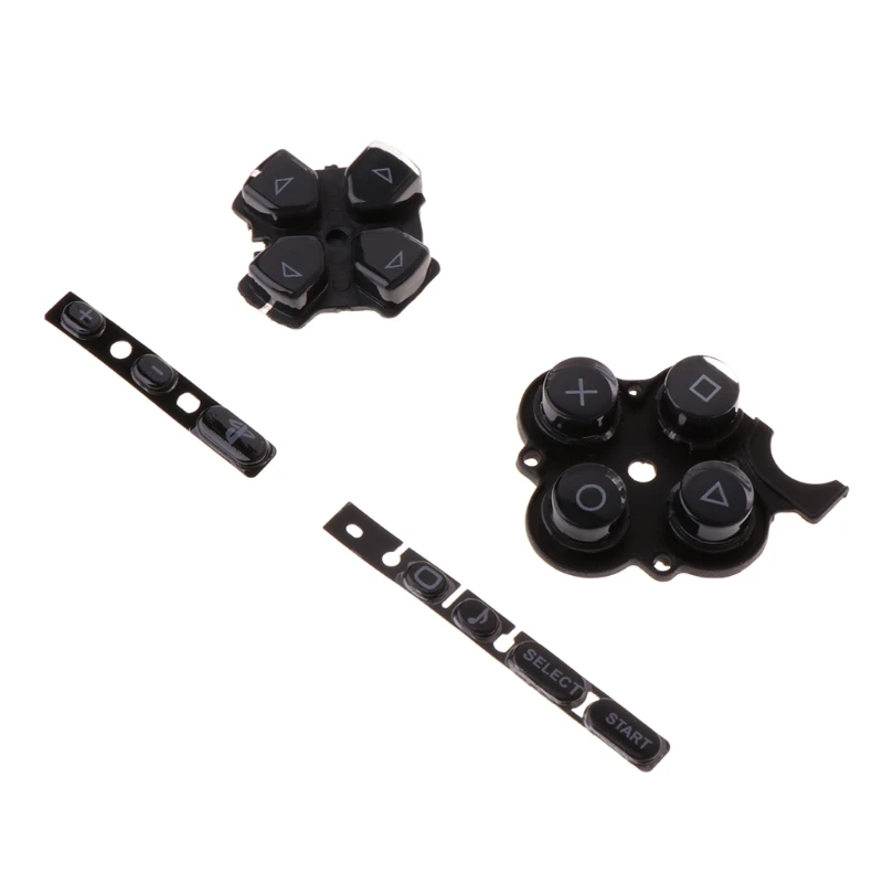 Brand New Control Left Right Home Start Keypad Set Buttons Kit Replacement for PSP3000 Game Players Accessories Replacement