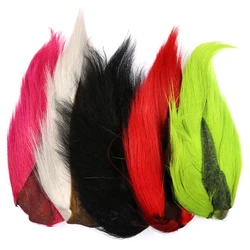 ICERIO Natrual Bucktail Deer Hair Fly Tying Material Trout Salmon Flies Jig Treble Hook Dressing Baitfish Tying Material