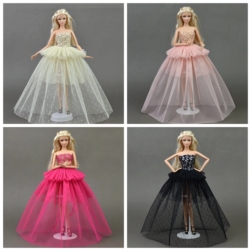 Doll Clothes For Barbie Princess Wedding Dress Noble Party Gown For Barbie Doll Fashion Design Outfit Best Gift For 1/6 Doll
