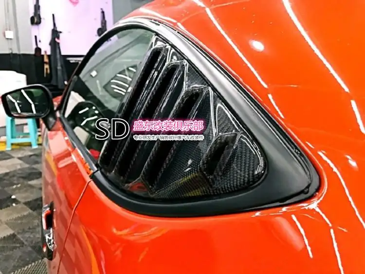 Fit for TOYOTA GT86/BRZ carbon fiber side window air window louver window decoratio