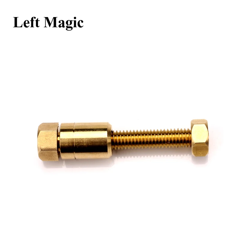 Nut Off Bolt Screw Magic Trick Micro Psychic Super Ultimate Rotating Close-Up Magic Props Easy To Do Magic Illusion G8229