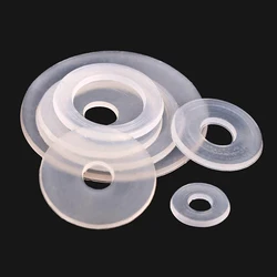 White Plastic Nylon Washer Plated Flat Spacer Seals Washer Gasket Ring M3 M3.5 M4 M5 M5.8 M6 M8 M10 M12 M14 M16-M22