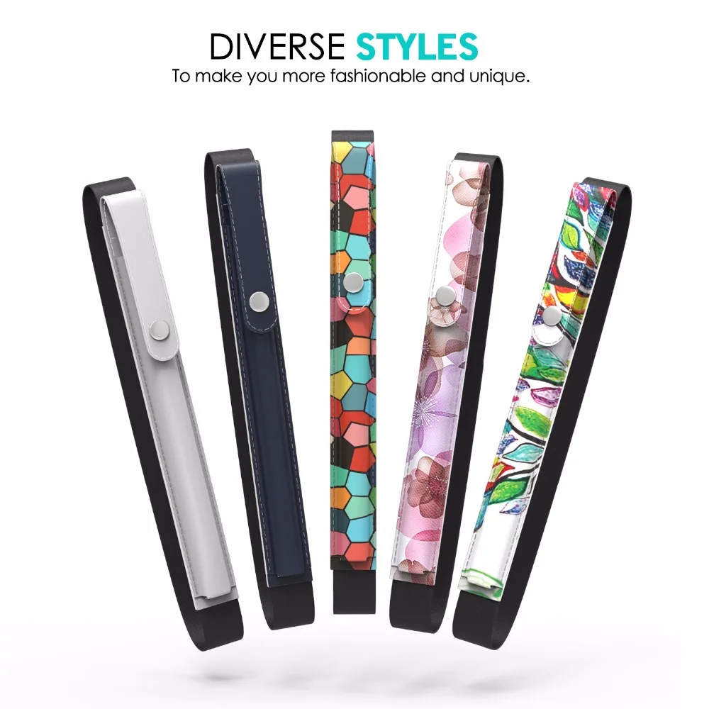Pencil Case Holder for Apple Pencil PU Leather Elastic Pencil Pocket Sleeve Detachable Pouch Cover for Apple Pencil iPad Pro 9.7 view 6