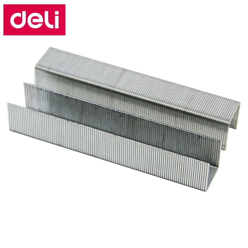 1000PCS/BOX Deli 0013 Heavy duty staples 23/13 staples 12x12 mm staples capacity 100 pages 70g papers