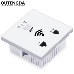 300Mps 802.11N wall wifi router for hotel in-wall wireless hotspot Access Point indoor WIFI coverage project