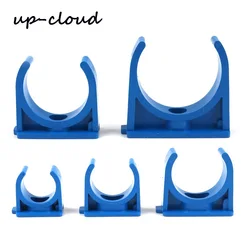 10pcs 20mm 25mm 32mm 40mm 50mm PVC Pipe Clamp Water Pipe Support Garden Irrigation System Tube Fittings