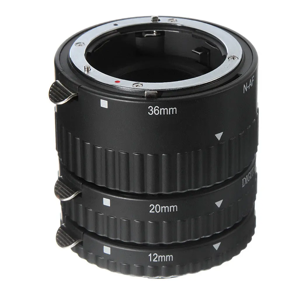 AF Auto Focus Macro Extension Tube 12mm+20mm+36mm Set DG for Nikon D7200 D800 DSLR Camera