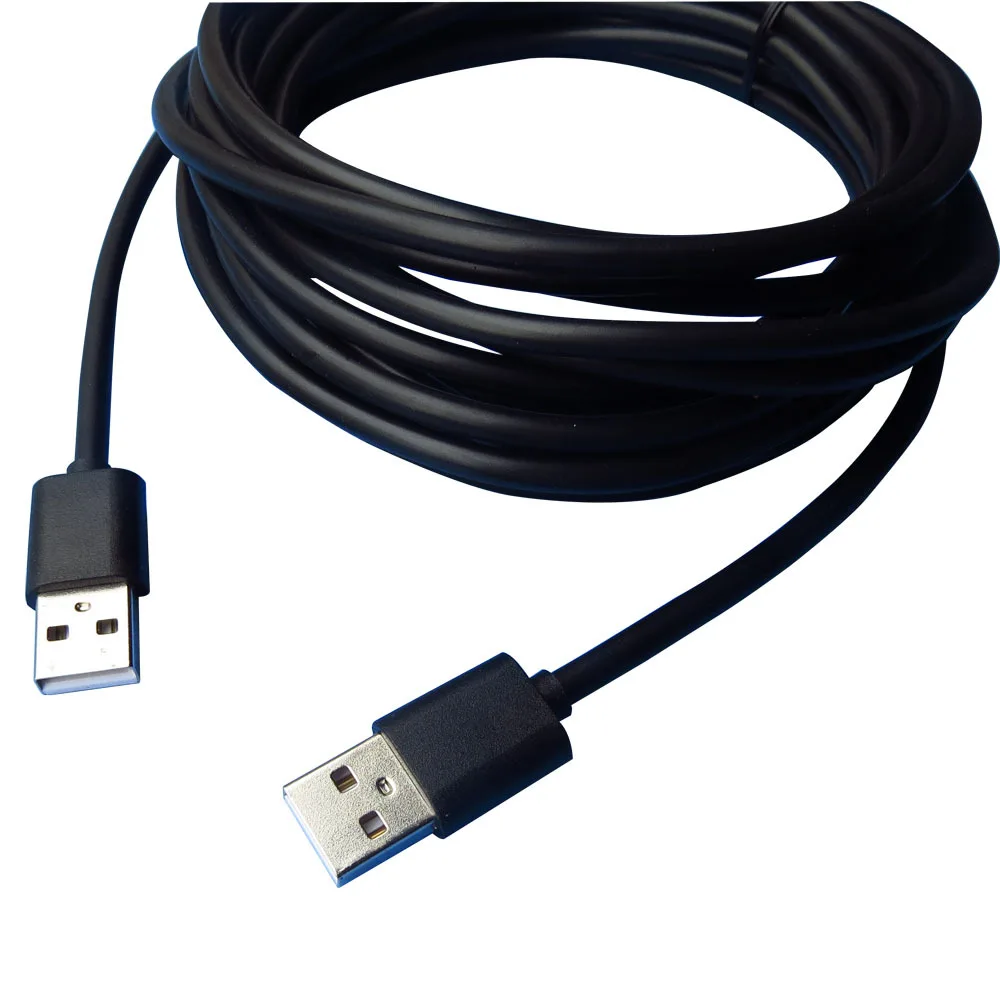 5meter USB male  extension cable 5-wires OD 4.5