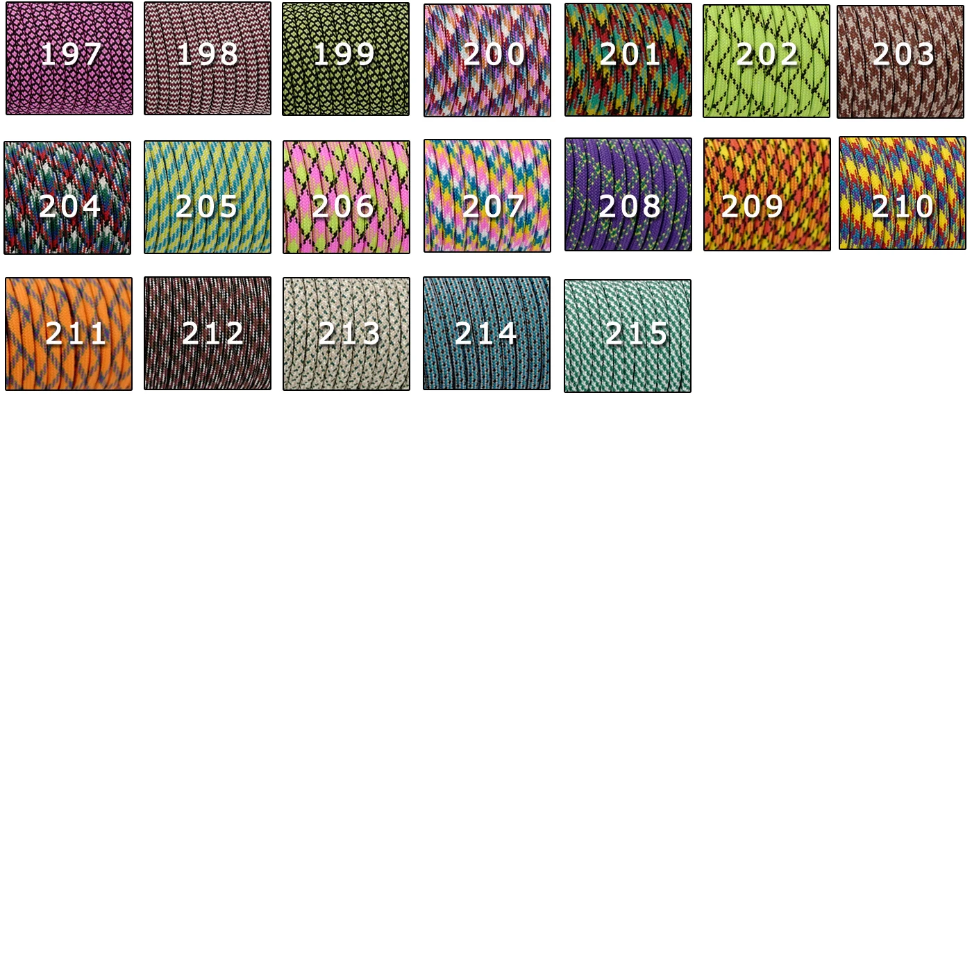 YOUGLE 550 Paracord Paracord Parachute Cord Lanyard เชือกเต็นท์ Guyline Mil Spec ประเภท III 7 Strand Core 50-100 ฟุต 279 สี