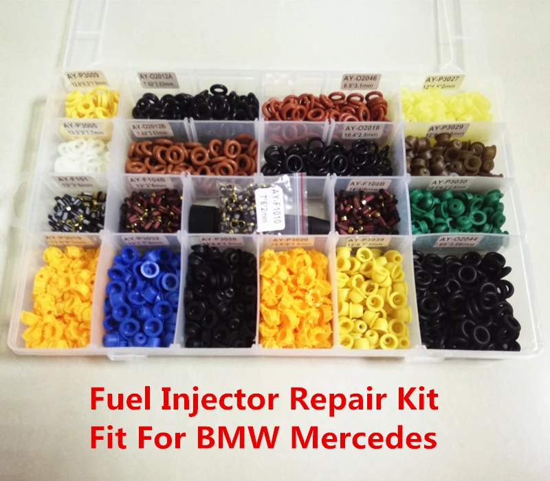 Fuel Injector Repair Kit &Rebuild Kit &Sevince Kit Fit For BWM Mercedes European car with 20kinds/box AY-RK1112